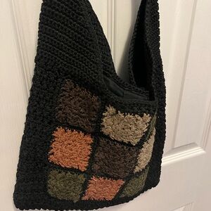 Knit Patchwork Bag